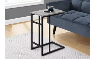 Ashley  accent table - 24 h - grey - black metal in 