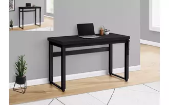 Ashley  computer desk - 48 l - black - adj.height- black metal in 
