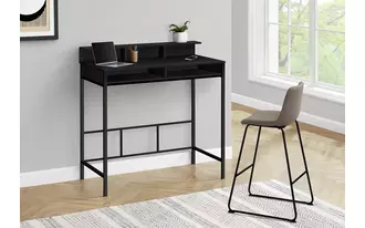 Ashley  computer desk - 48 l - black - black standing height in 