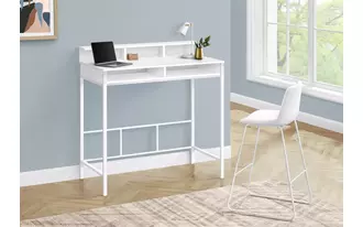 Ashley  computer desk - 48 l - white - white standing height in 
