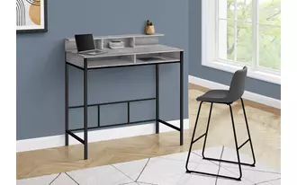 Ashley  computer desk - 48 l - grey - black standing height in 