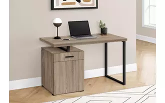 Ashley  computer desk - 48 l - dark taupe left or right facing in 