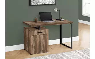 Ashley  computer desk - 48 l - brown reclaimed left- right facing in 