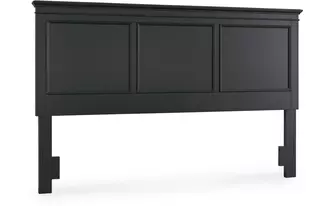 Ashley lanolee king/cal king panel headboard in black