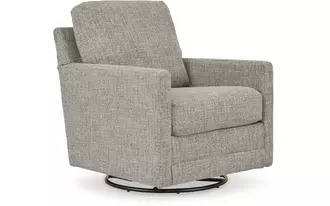 swivel glider accent chair bralynn linen