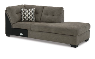 RAF CORNER CHAISE|LAF SOFA Mahoney Chocolate 3100517|3100566 ASHLEY
