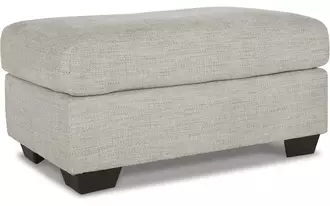 Ashley vayda ottoman in pebble