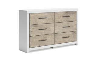 SIX DRAWER DRESSER Charbitt Two-toneB2035-31 ASHLEY