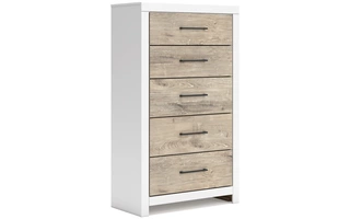 FIVE DRAWER CHEST Charbitt Two-toneB2035-46 ASHLEY