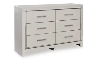 SIX DRAWER DRESSER Zyniden SilverB2114-31 ASHLEY