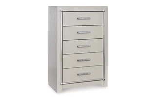 FIVE DRAWER CHEST Zyniden SilverB2114-46 ASHLEY