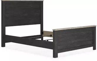 Ashley nanforth queen panel rails in two-tone