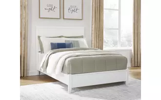 Ashley binterglen full panel hdbd/ftbd/slats in white