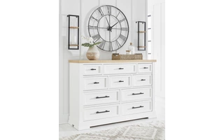 DRESSER Ashbryn White/NaturalB844-31 ASHLEY