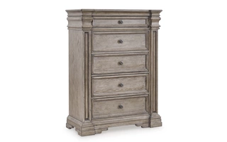 FIVE DRAWER CHEST Blairhurst Light Grayish BrownB916-46 ASHLEY