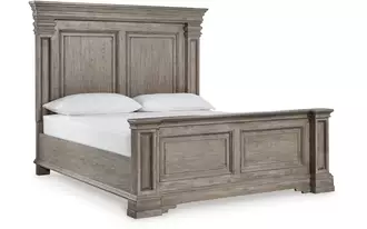 Ashley blairhurst k/ck panel footboard w/slats in light grayish brown