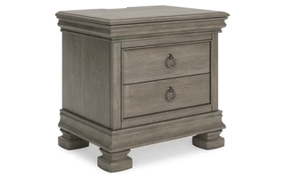 THREE DRAWER NIGHT STAND Lexorne GrayB924-93 ASHLEY