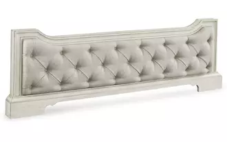 Ashley arlendyne k/ck uph panel ftbd w/slats in antique white