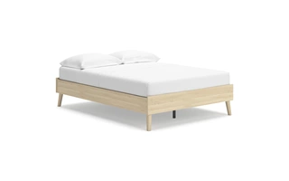 FULL PLATFORM BED Cabinella TanEB2444-112 ASHLEY