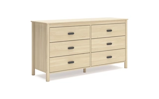 SIX DRAWER DRESSER Cabinella TanEB2444-231 ASHLEY