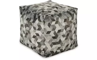pouf albermarle gray/brown