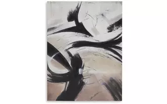 wall art braidage brown/black/white