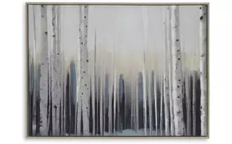 wall art baabell blue/white