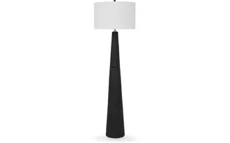 poly floor lamp (1/cn) hallburg black
