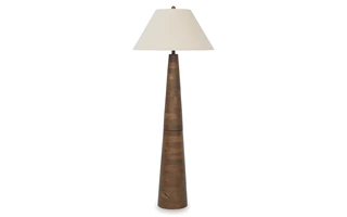 WOOD FLOOR LAMP (1/CN) Danset BrownL329101 ASHLEY