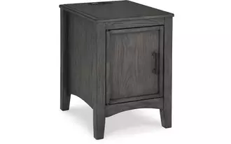 Ashley montillan chair side end table in grayish brown