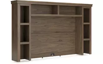 tv stand hutch boardernest brown