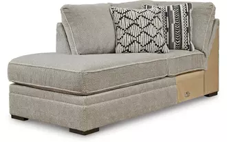 Ashley calnita laf corner chaise in sisal