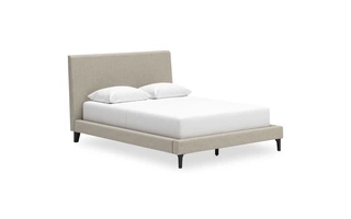 QUEEN UPH BED W/ROLL SLATS Cielden Two-toneB1199-81 ASHLEY