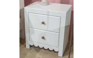 TWO DRAWER NIGHT STAND Mollviney WhiteB2540-92 ASHLEY
