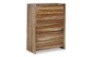 FIVE DRAWER CHEST Dressonni BrownB790-46 ASHLEY