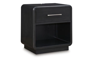 ONE DRAWER NIGHT STAND Rowanbeck BlackB821-91 ASHLEY