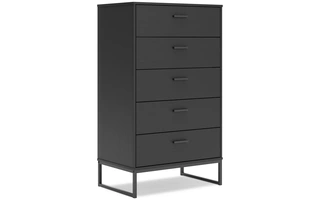 FIVE DRAWER CHEST Socalle BlackEB1865-245 ASHLEY