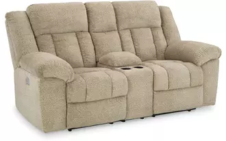 pwr rec loveseat/con/adj hdrst  