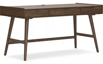 home office desk lyncott brown