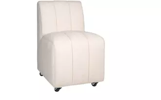 Ashley tess dining/accent chair - castered tess seating in 