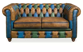 LEATHER TUFTED LOVESEAT 9117MLOVE 9117MLOVE ISELLA SOFA
