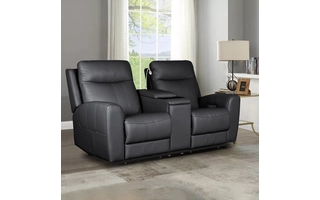 ARMLESS CHAIR FOR REC_SOFA BLACK  3225ALCHAIRBLK ISELLA SOFA