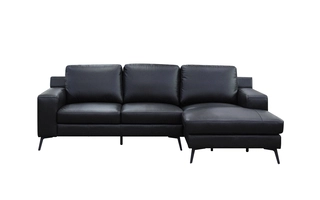 100% LEATHER SECTIONAL-3 Colours 100% 9606LHFLOVE EXACT