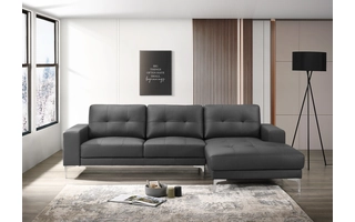 100% LEATHER SECTIONAL-3 Colours 100% 8314FFLHFLOVE EXACT