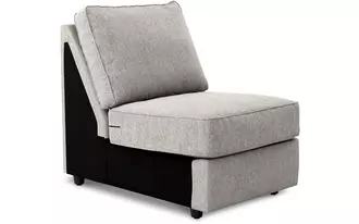 Ashley ashlor nuvella® armless chair in slate