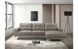 LEATHER RHF LOVE LIGHT GRAY 100% 8314RHFLOVELG EXACT