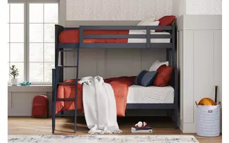 Ashley nextonfort twin/full bunk rails/ladder in multi