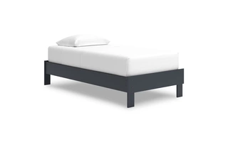 Twin Platform Bed Simmenfort Navy BlueEB1528-111 ASHLEY FURNITURE