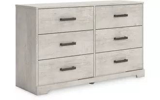 six drawer dresser shawburn gray