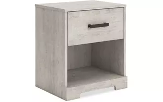 one drawer night stand shawburn gray